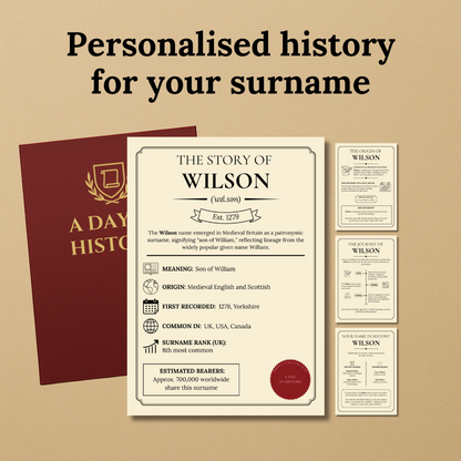 Surname History Pack